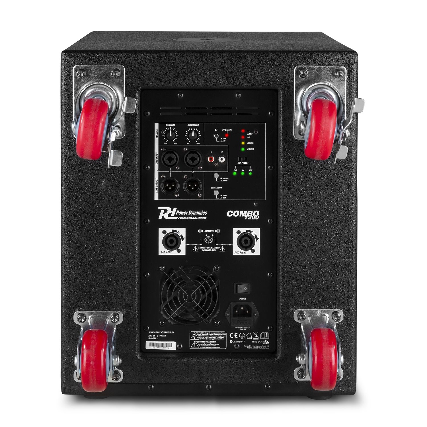 PD Combo 1200 12” Subwoofer + 2x 6,5” tops