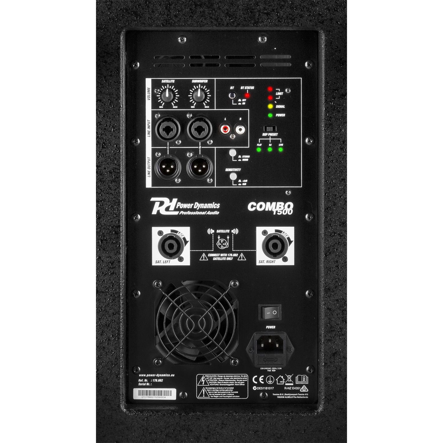 PD Combo 1500 15” Subwoofer + 2x 8” tops