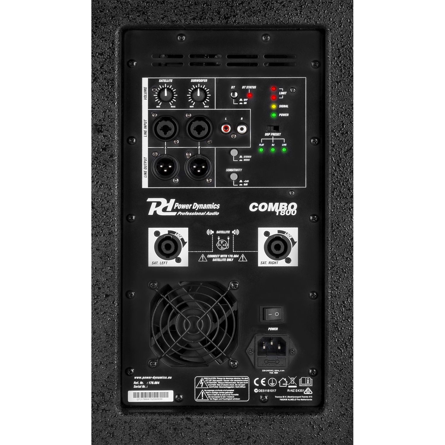 PD Combo 1800 18” Subwoofer + 2x 10” tops
