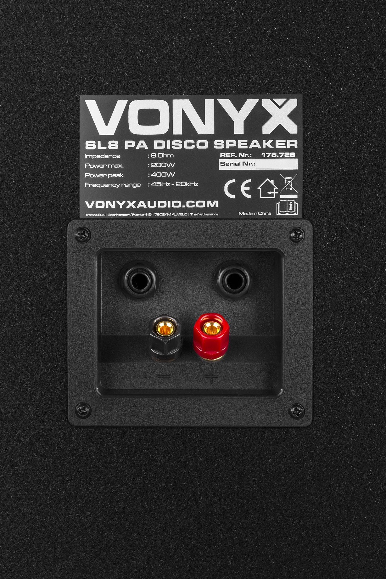 SL8 DJ/PA Cabinet Speaker 8” 400W