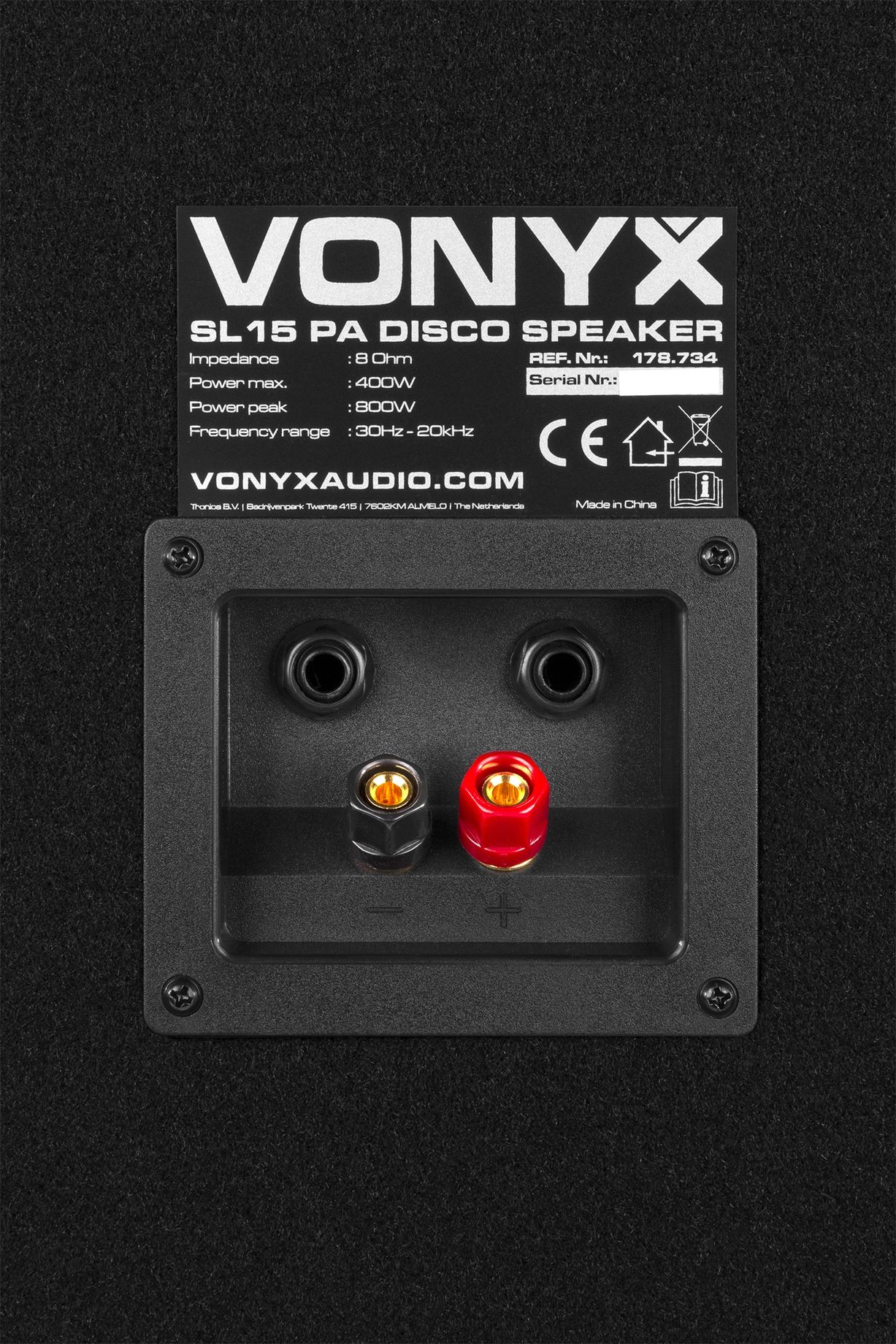 SL15 DJ/PA Cabinet Speaker 15” 800W