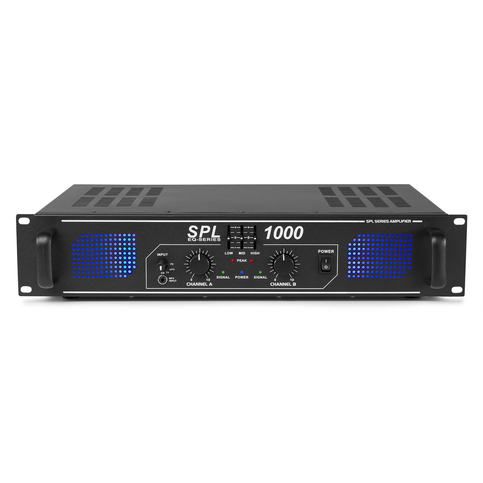 SPL 1000 Amplifier 2x 500W EQ