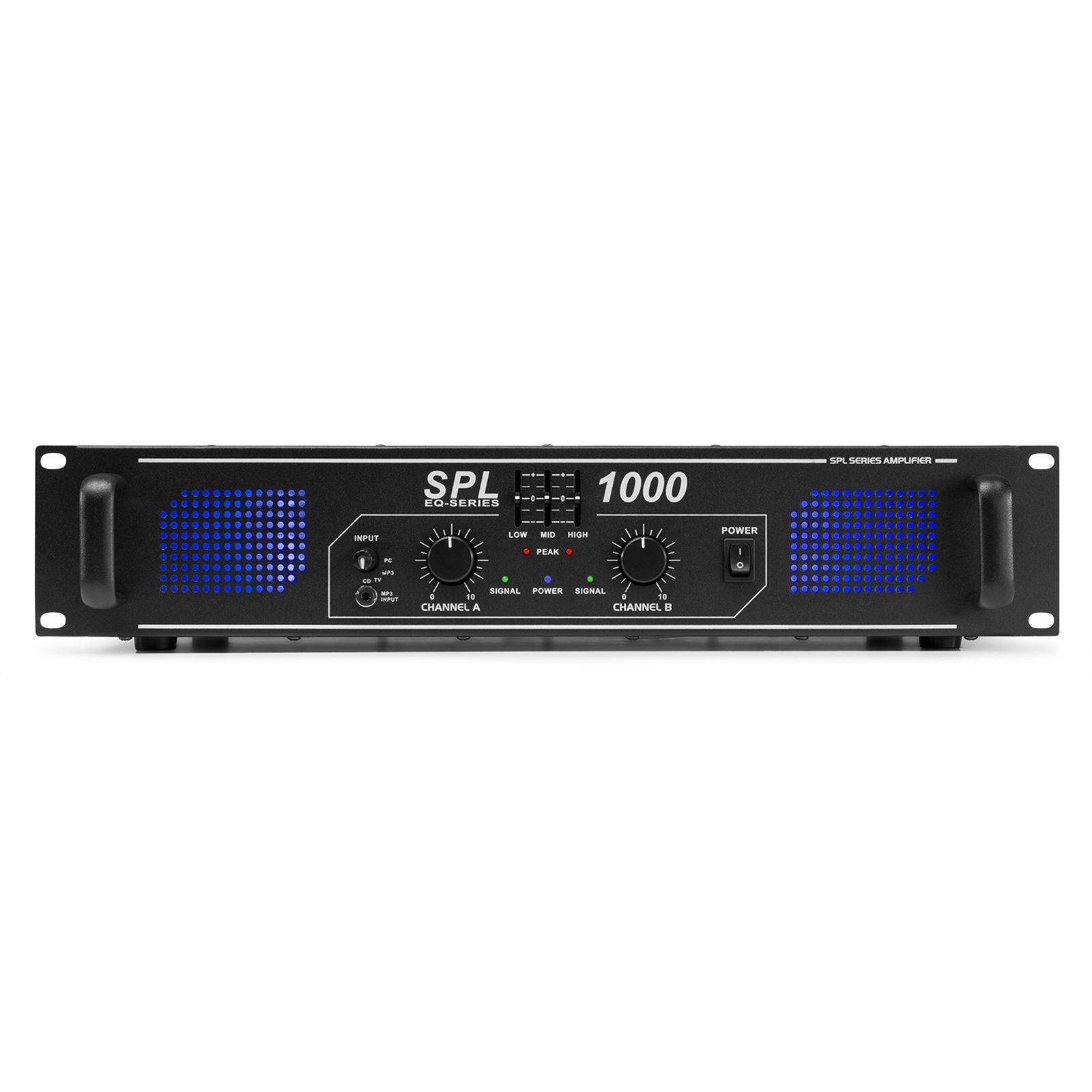 SPL 1000 Amplifier 2x 500W EQ
