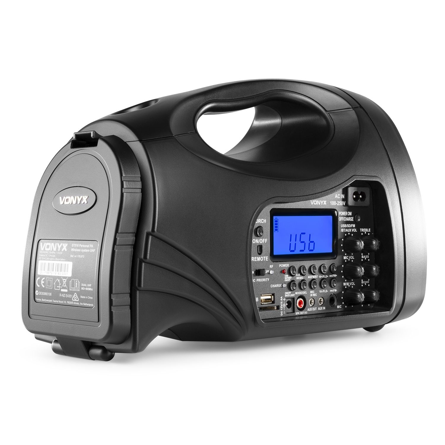 ST016 Personal PA Wireless System UHF Combi