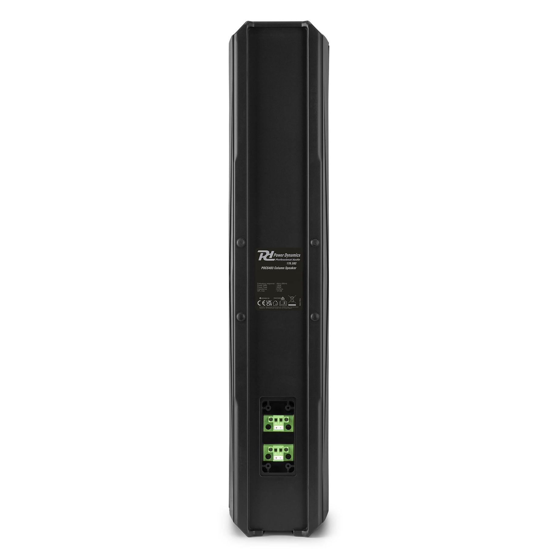 PDCS403 Column Speaker Black