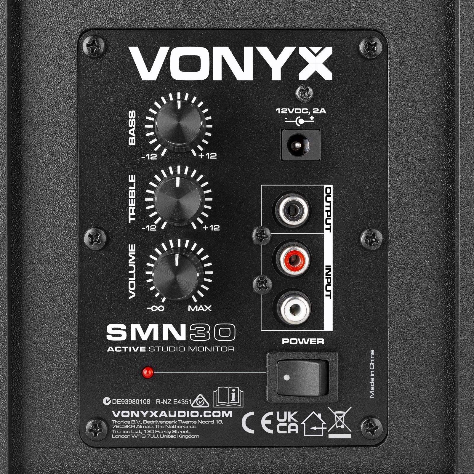 SMN30B Active Studio Monitor 3" Pair
