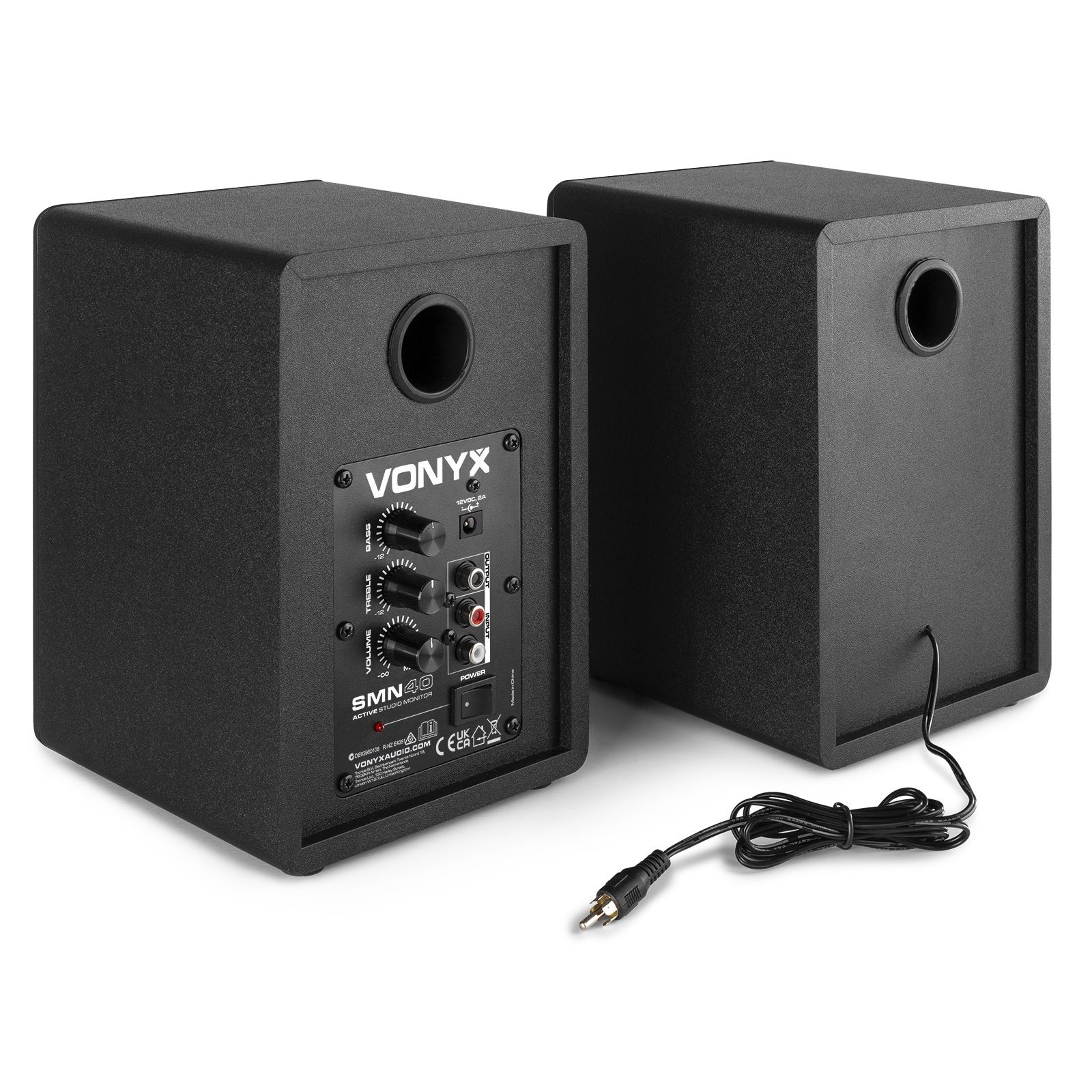 SMN40B Active Studio Monitor 4" Pair