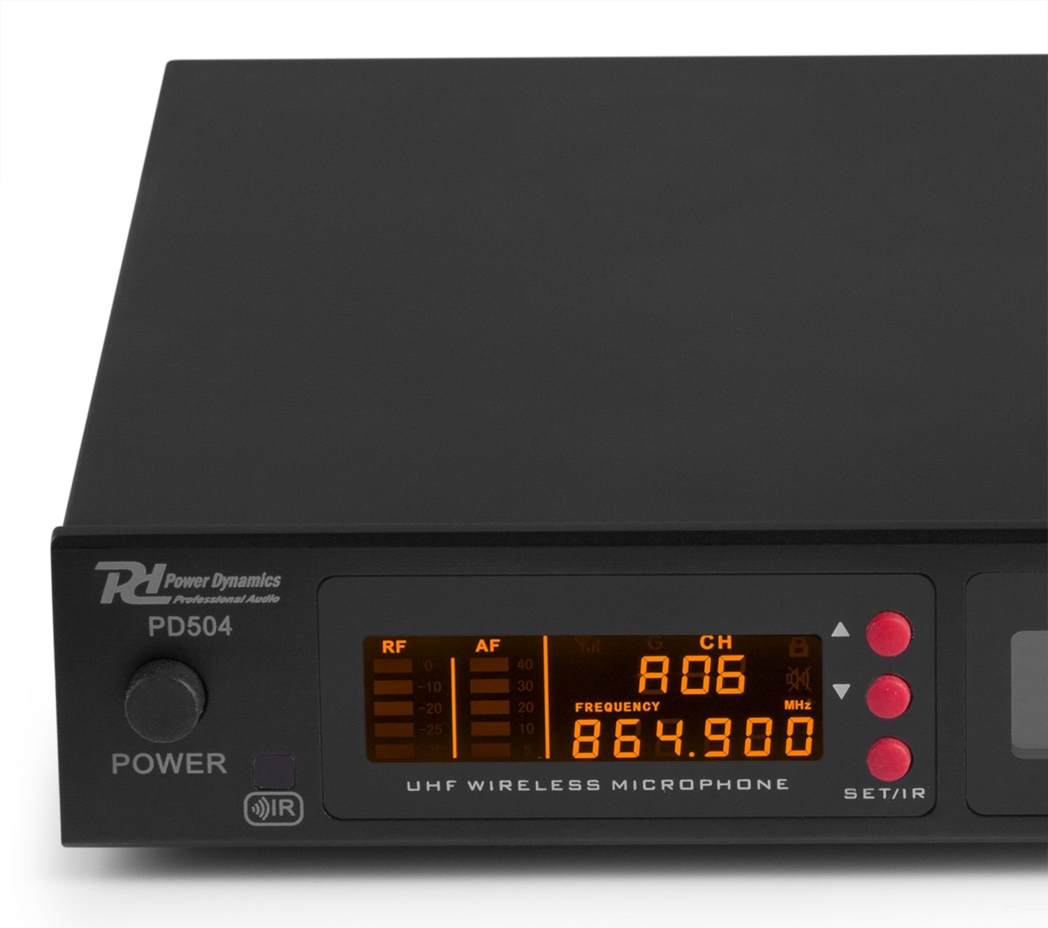 PD504B 4x 50-Channel UHF Wireless Microphone Set with 4 bodypack microphones
