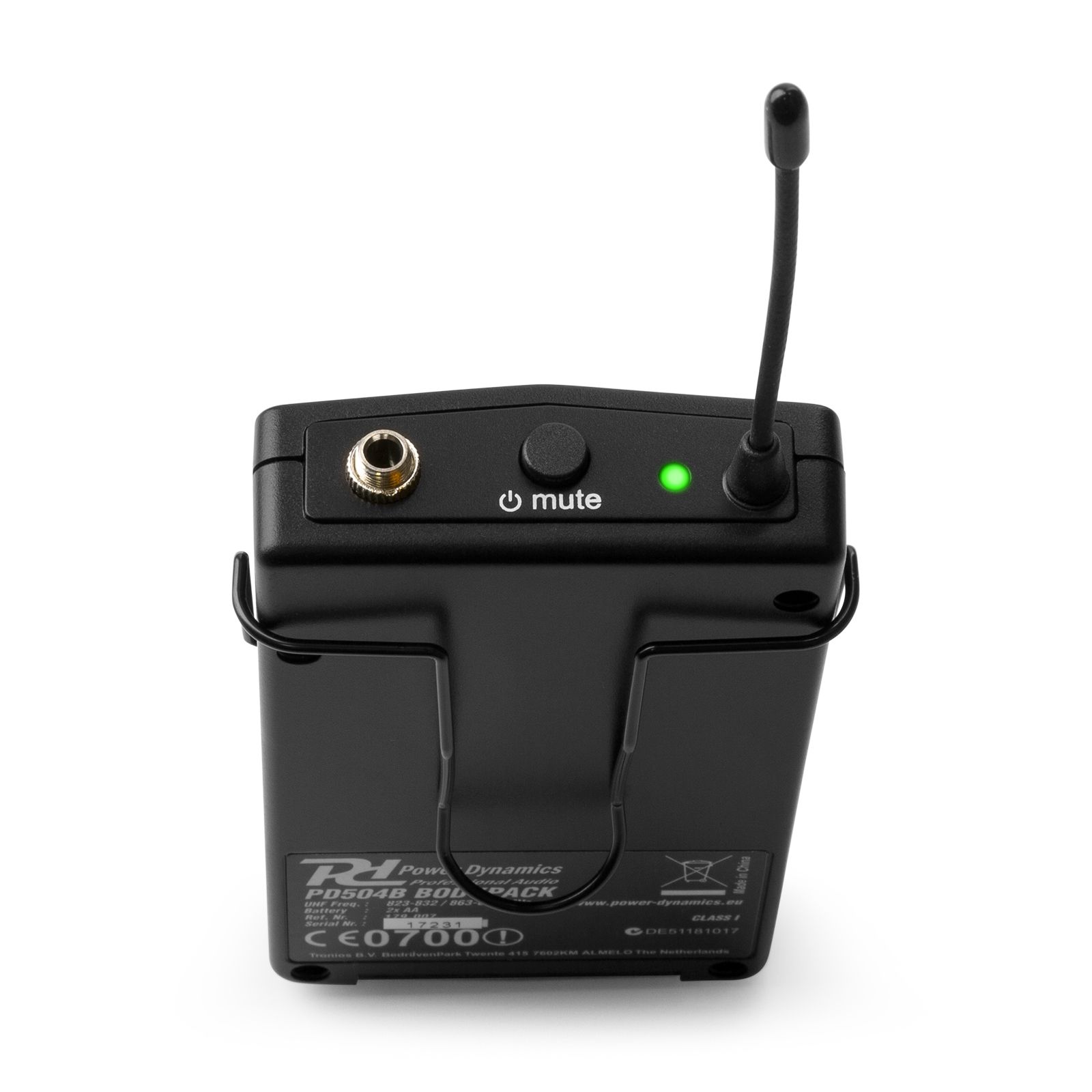 PD504BP Bodypack set for PD504