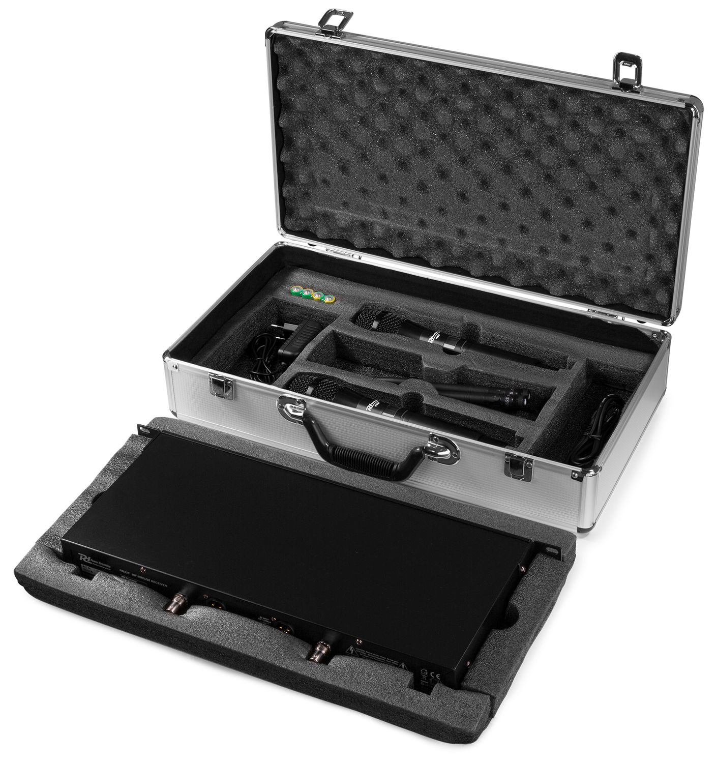 PD632H 2x 20-Channel Digital UHF Wireless Microphone System with 2 microphones