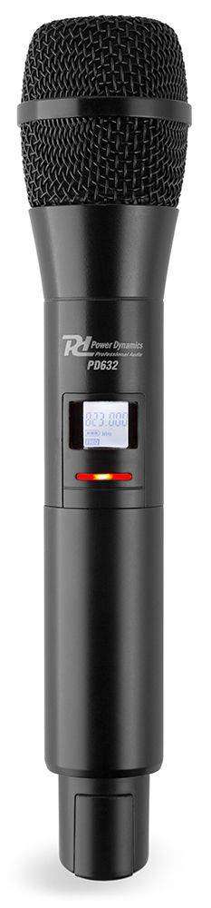PD632C 2x 20-Channel Digital UHF Wireless Microphone System Combi