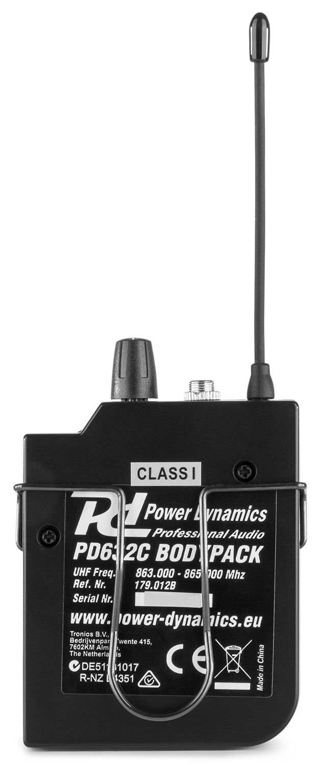 PD632BP Bodypack microphone for PD632 series