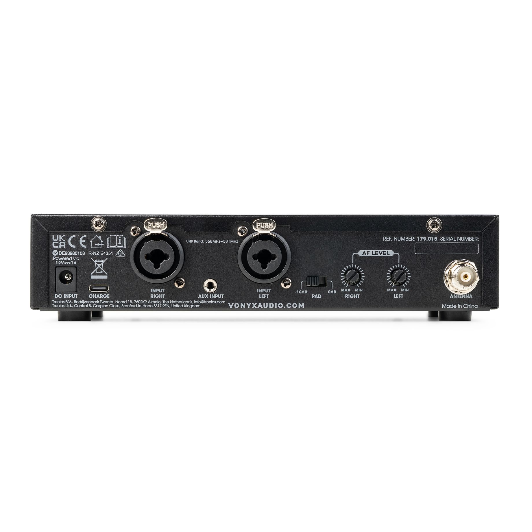 WES15 Single Channel In Ear System UHF