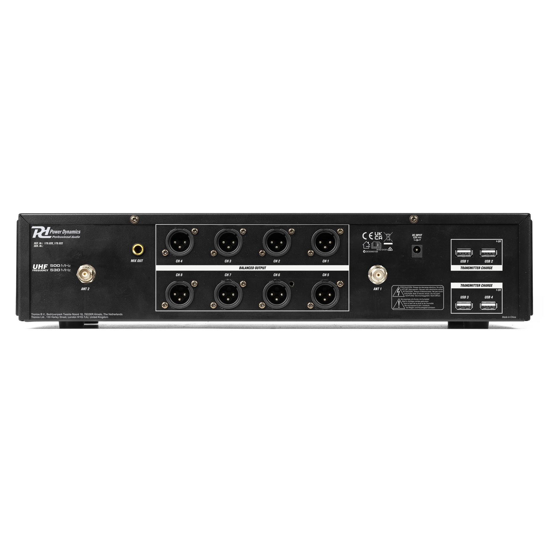 PD528 UHF Wireless Microphone Set with 8 handheld microphones