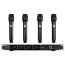 PD524 UHF Wireless Microphone Set with 4 handheld microphones