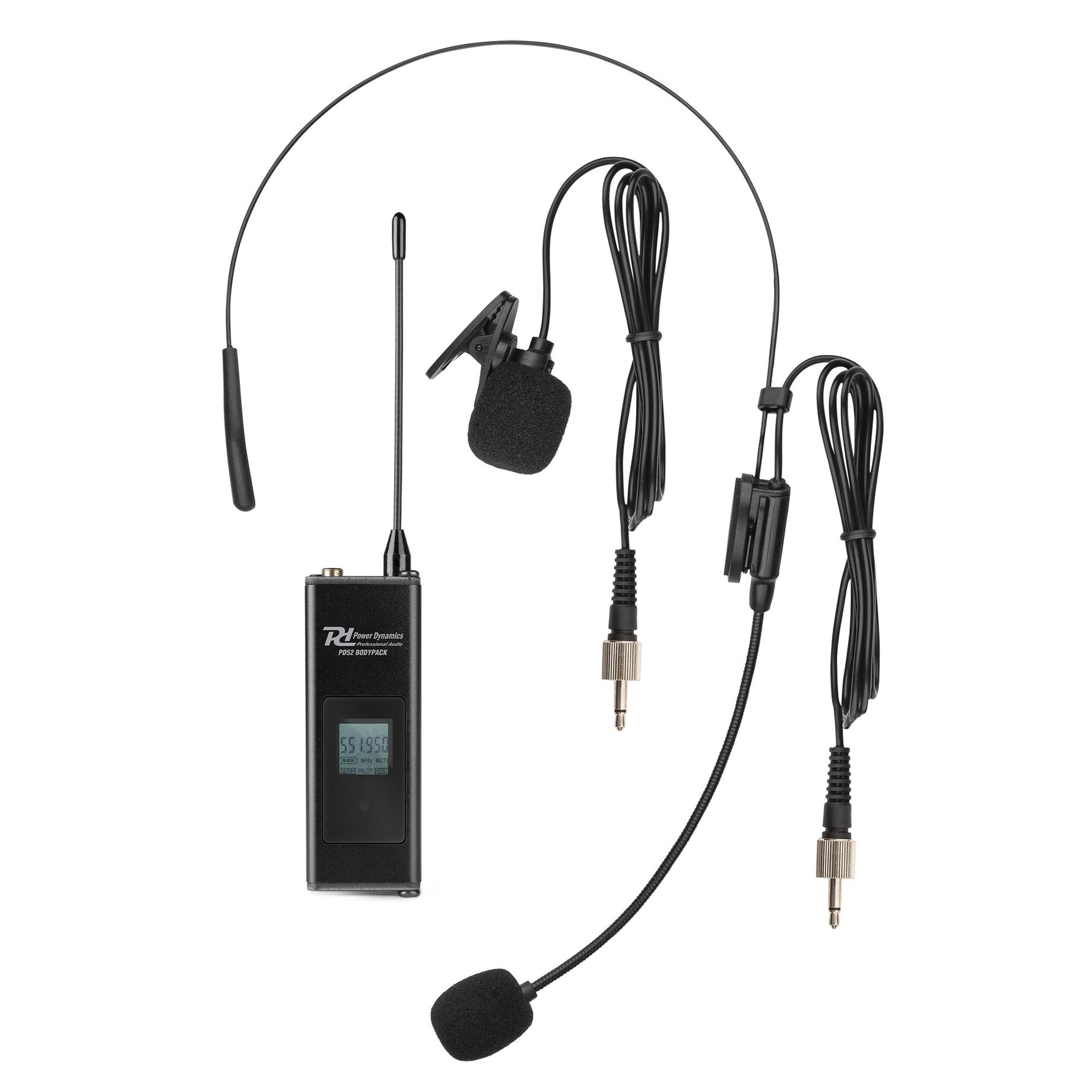 PD524B UHF Wireless Microphone Set with 4 bodypack microphones
