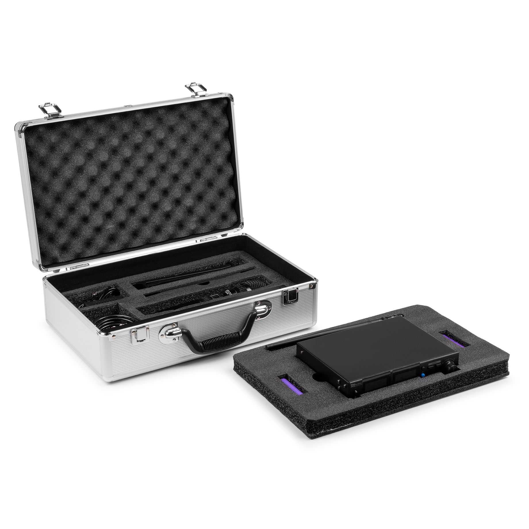 PD522 UHF Wireless Microphone Set with 2 handheld microphones
