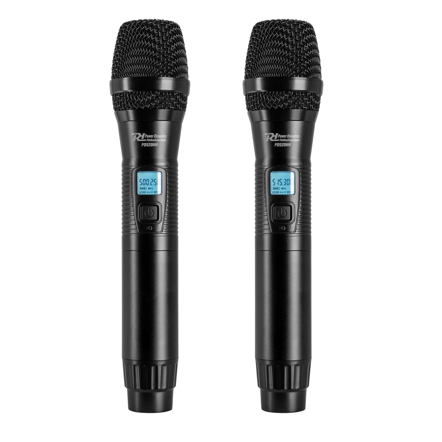PD522 UHF Wireless Microphone Set with 2 handheld microphones