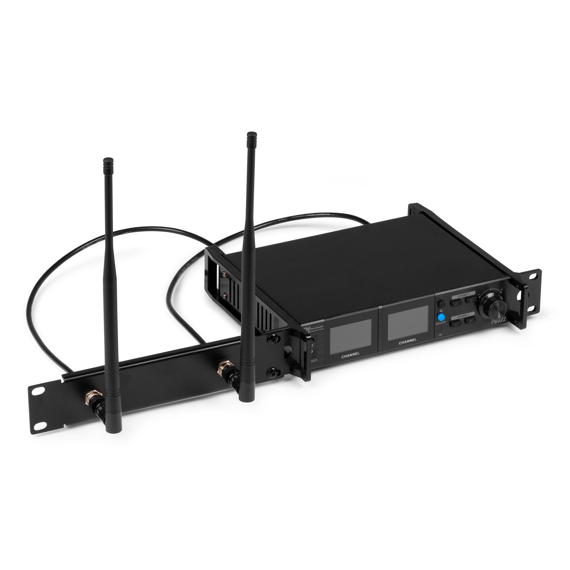 PD522 UHF Wireless Microphone Set with 2 handheld microphones