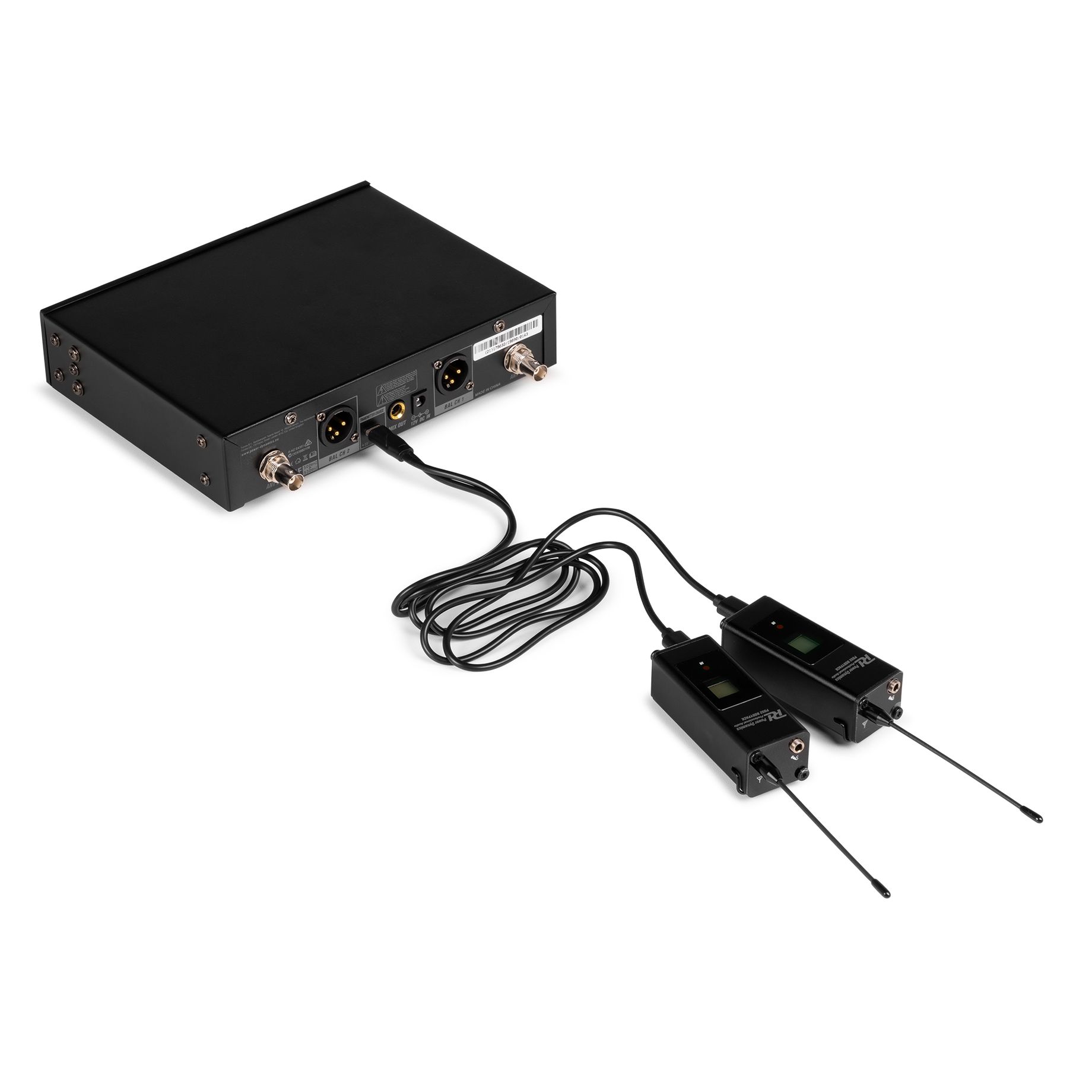 PD522B UHF Wireless Microphone Set with 2 bodypack microphones