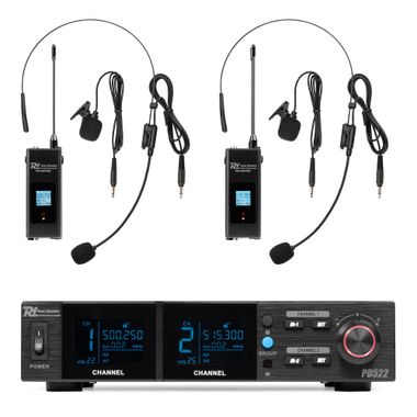 PD522B UHF Wireless Microphone Set with 2 bodypack microphones