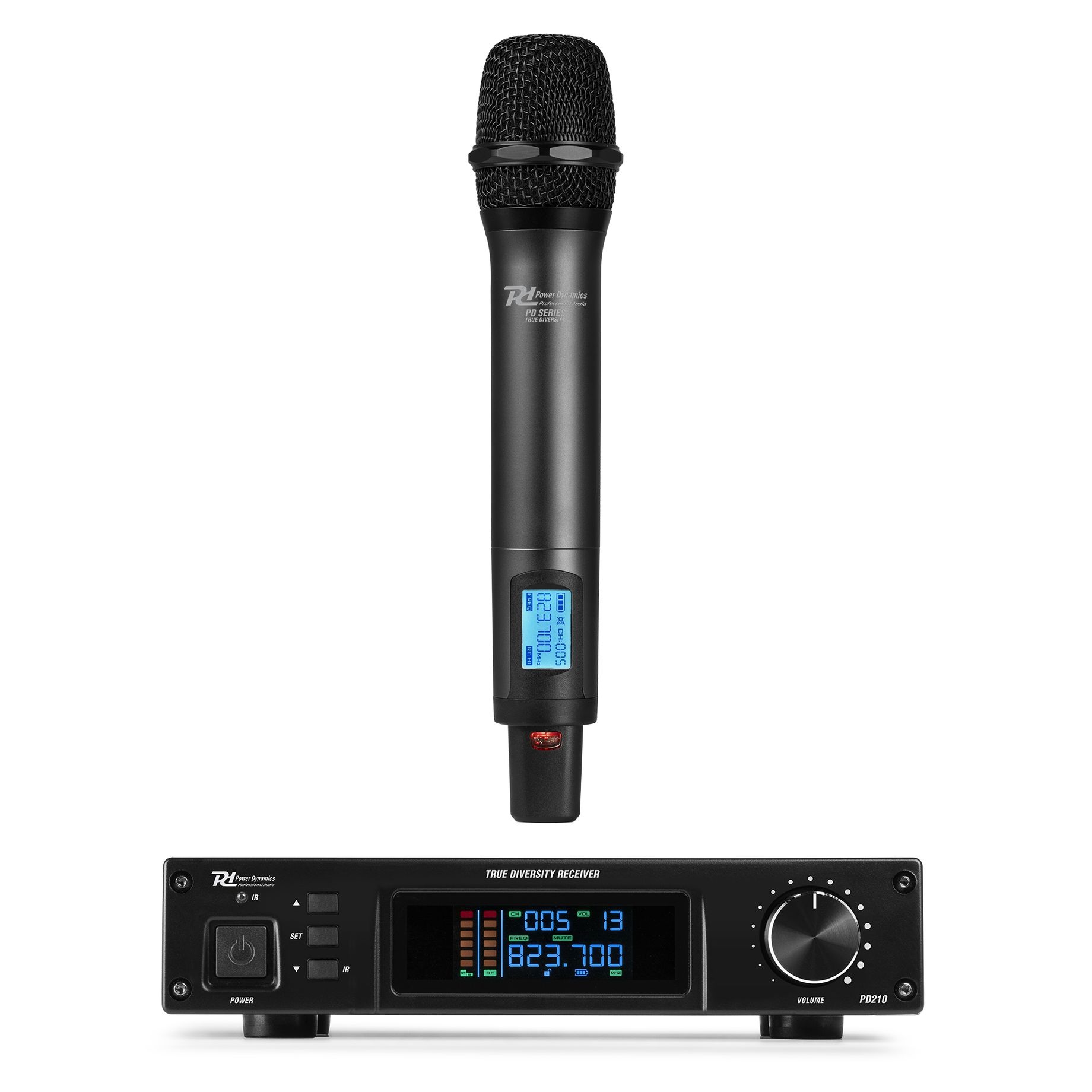 PD210 160-Channel UHF Wireless Microphone True Diversity System HH