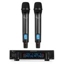 PD220 2x 80-Channel UHF Wireless Microphone True Diversity System HH
