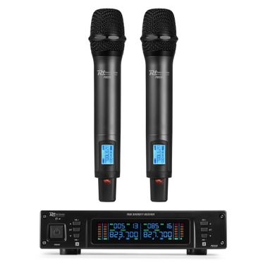 PD220 2x 80-Channel UHF Wireless Microphone True Diversity System HH