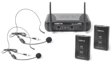 STWM712H 2-Channel VHF Wireless Headset Microphone System