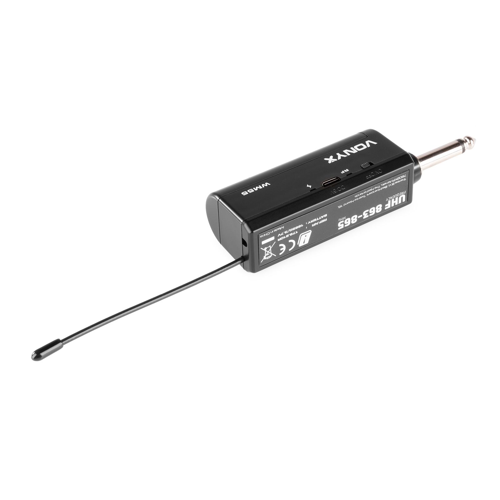 WM55 Wireless Microphone Plug-and-Play UHF