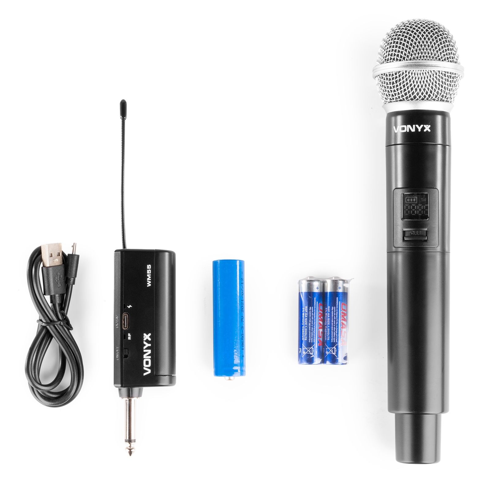 WM55 Wireless Microphone Plug-and-Play UHF