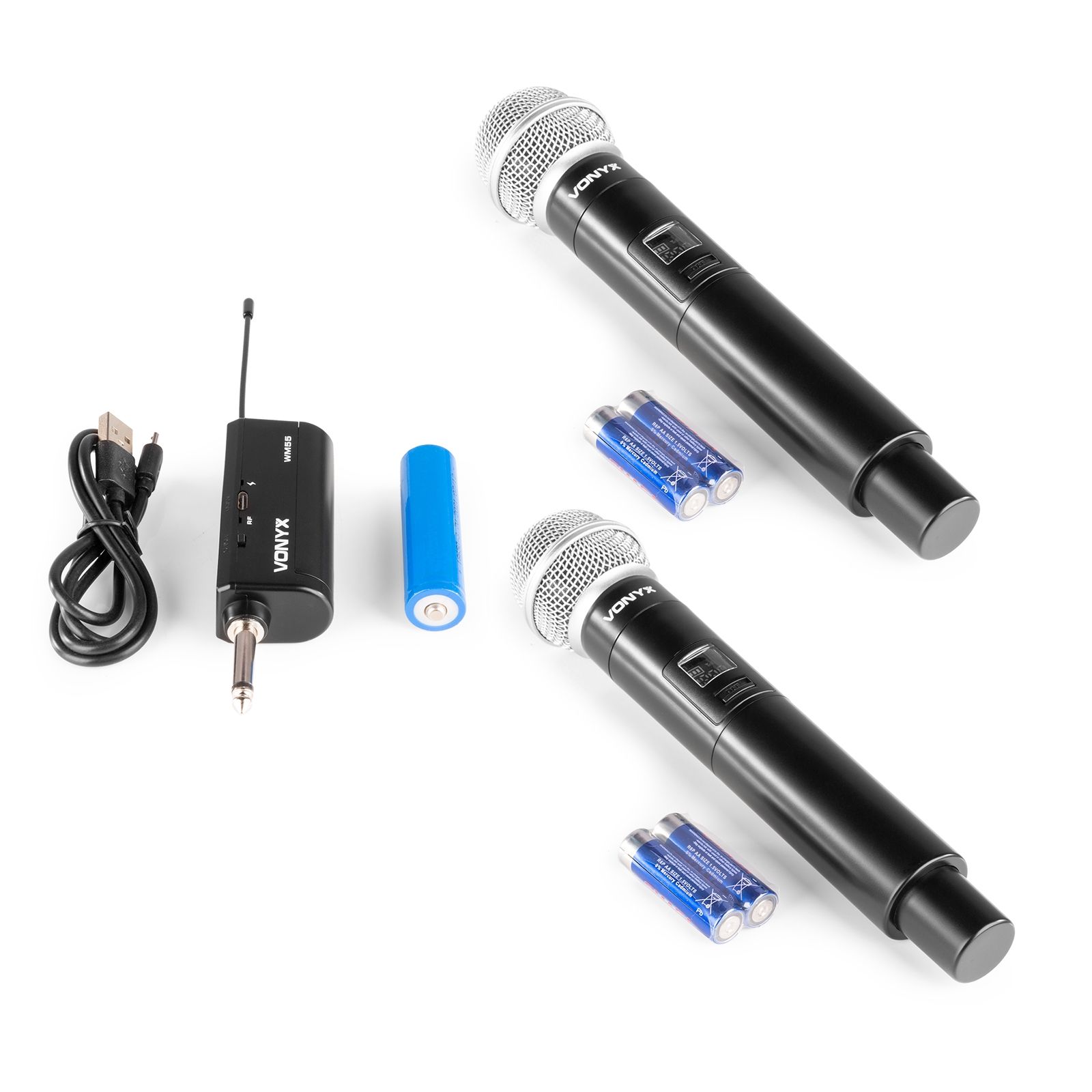 WM552 Dual Wireless Microphone Plug-and-Play Set UHF