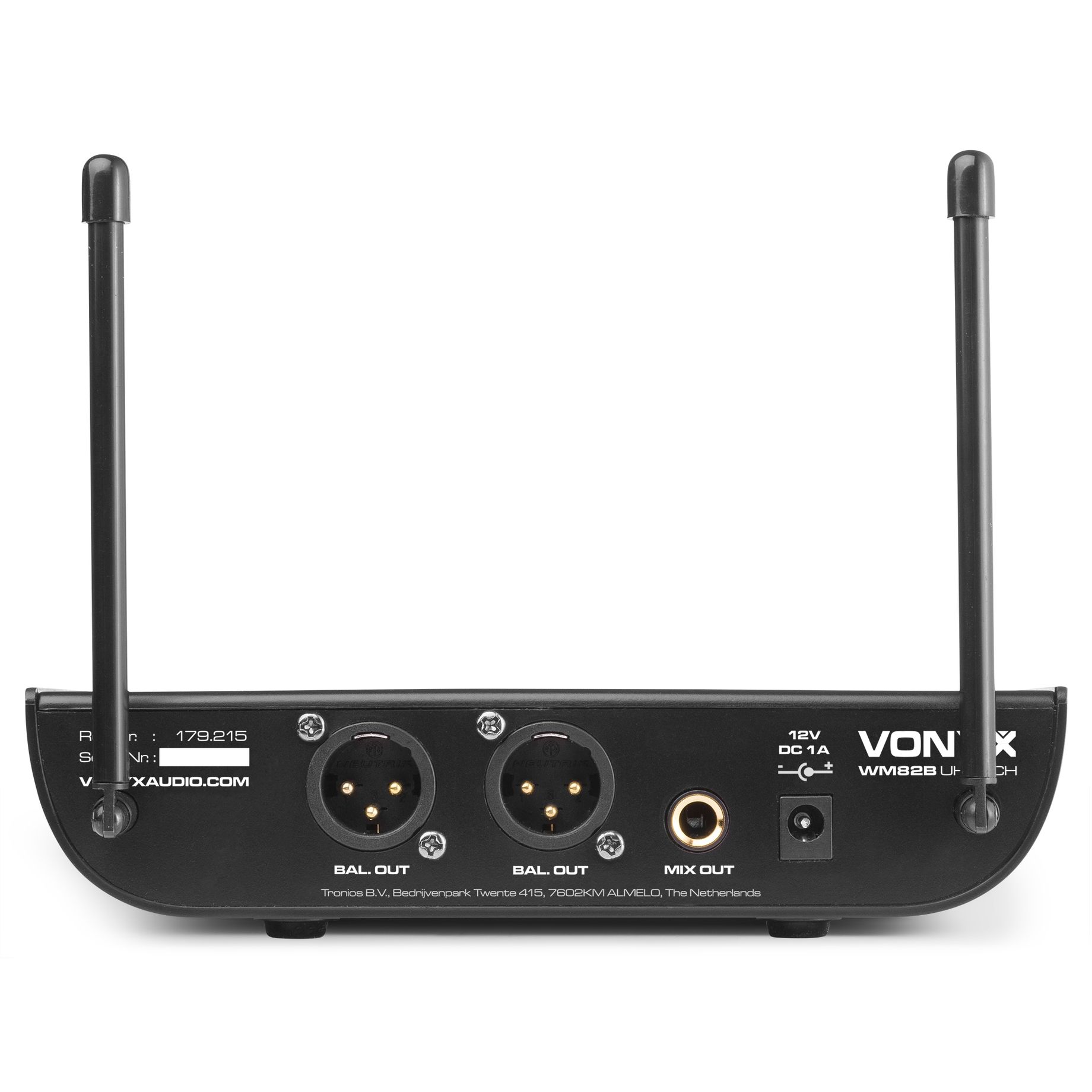 WM82C Digital UHF 2-Channel Wireless Microphone Set with handheld & bodypack