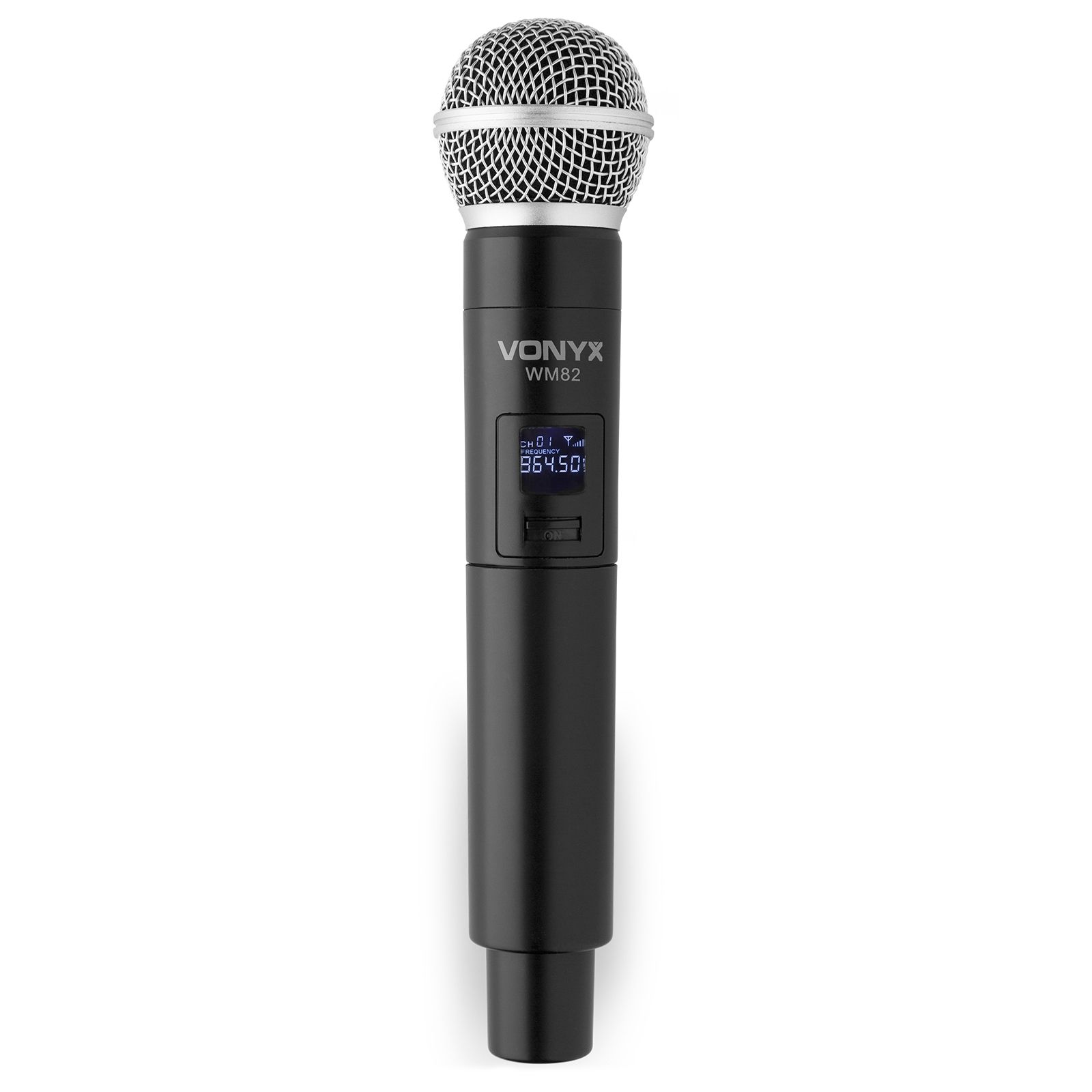 WM82C Digital UHF 2-Channel Wireless Microphone Set with handheld & bodypack