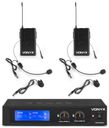 WM522B VHF 2-Channel Microphone Set with 2 Bodypacks