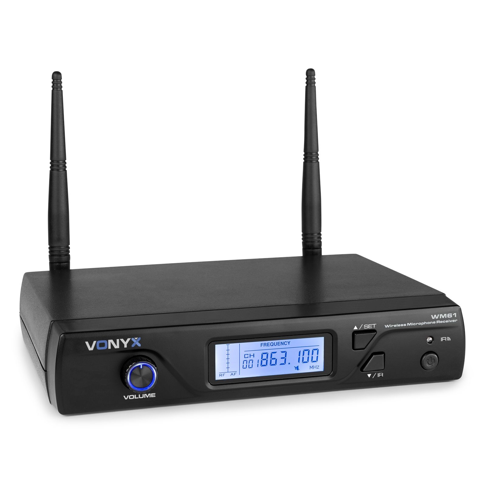 WM61 Wireless Microphone UHF 16Ch with 1 Handheld Microphone