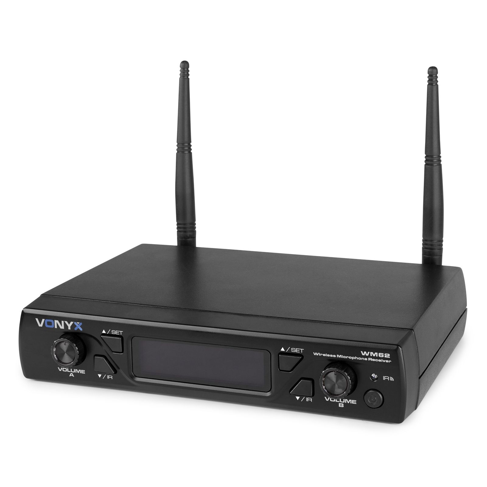 WM62 Wireless Microphone UHF 16Ch with 2 Handheld Microphones
