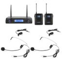 WM62B Wireless Microphone UHF 16Ch with 2 Bodypacks