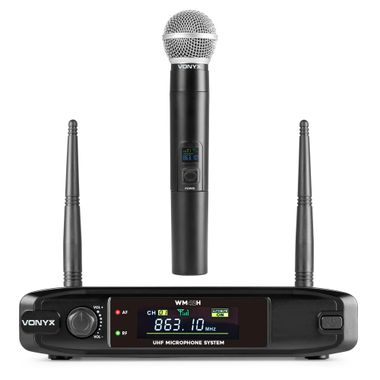 WM42H Wireless Microphone UHF with 1x Handheld Microphone