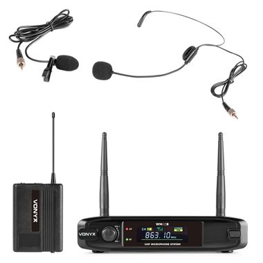 WM42B Wireless Microphone UHF with 1x Bodypack Microphone
