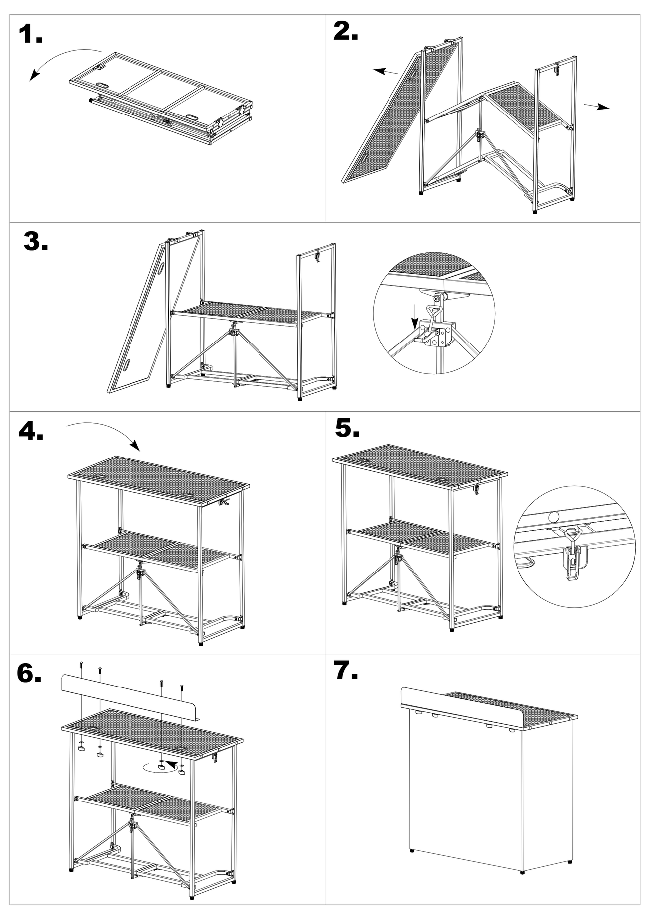 DBF105 Foldable DJ-Booth System Pro Quick