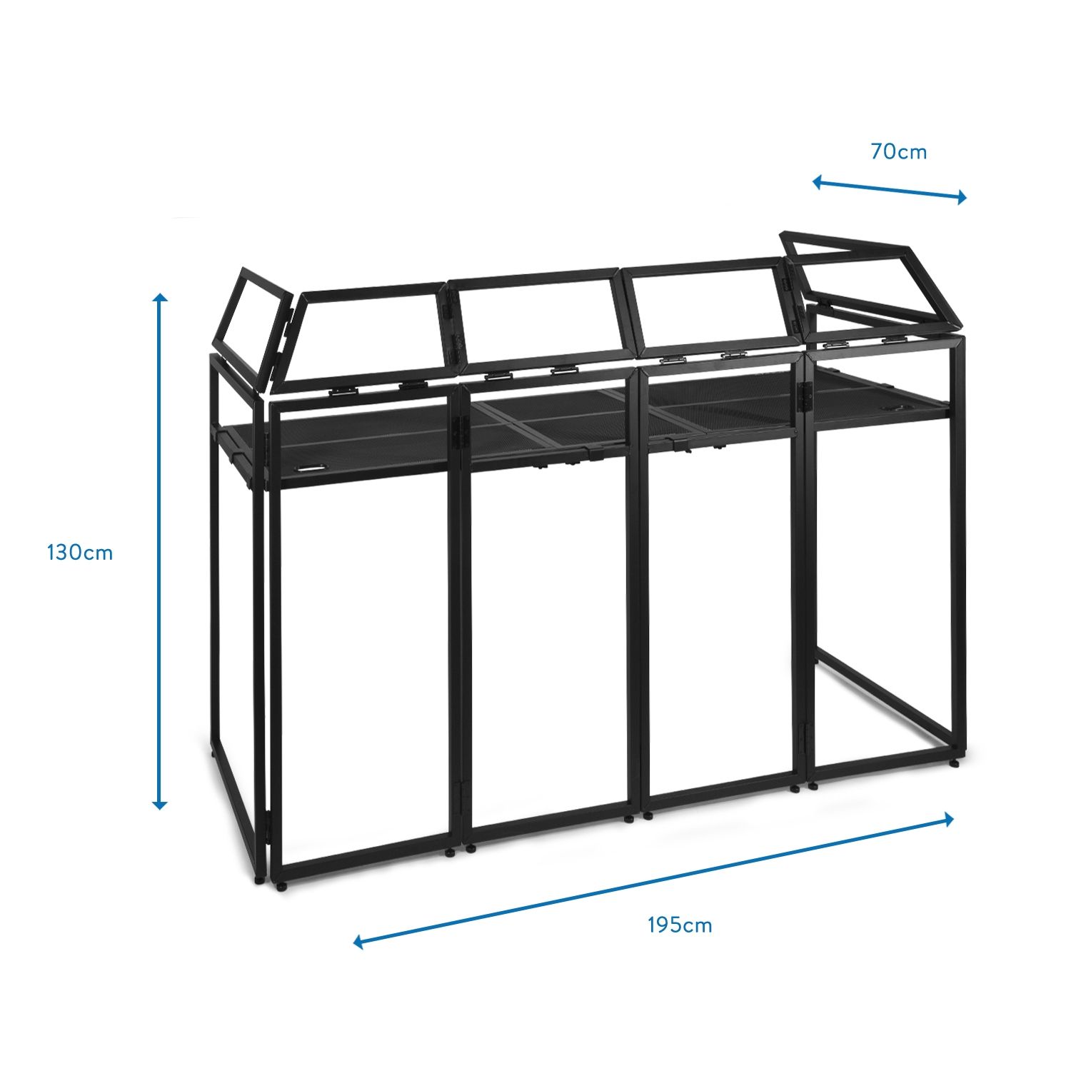 DB5 Foldable DJ-Booth System Pro Large 2.0m