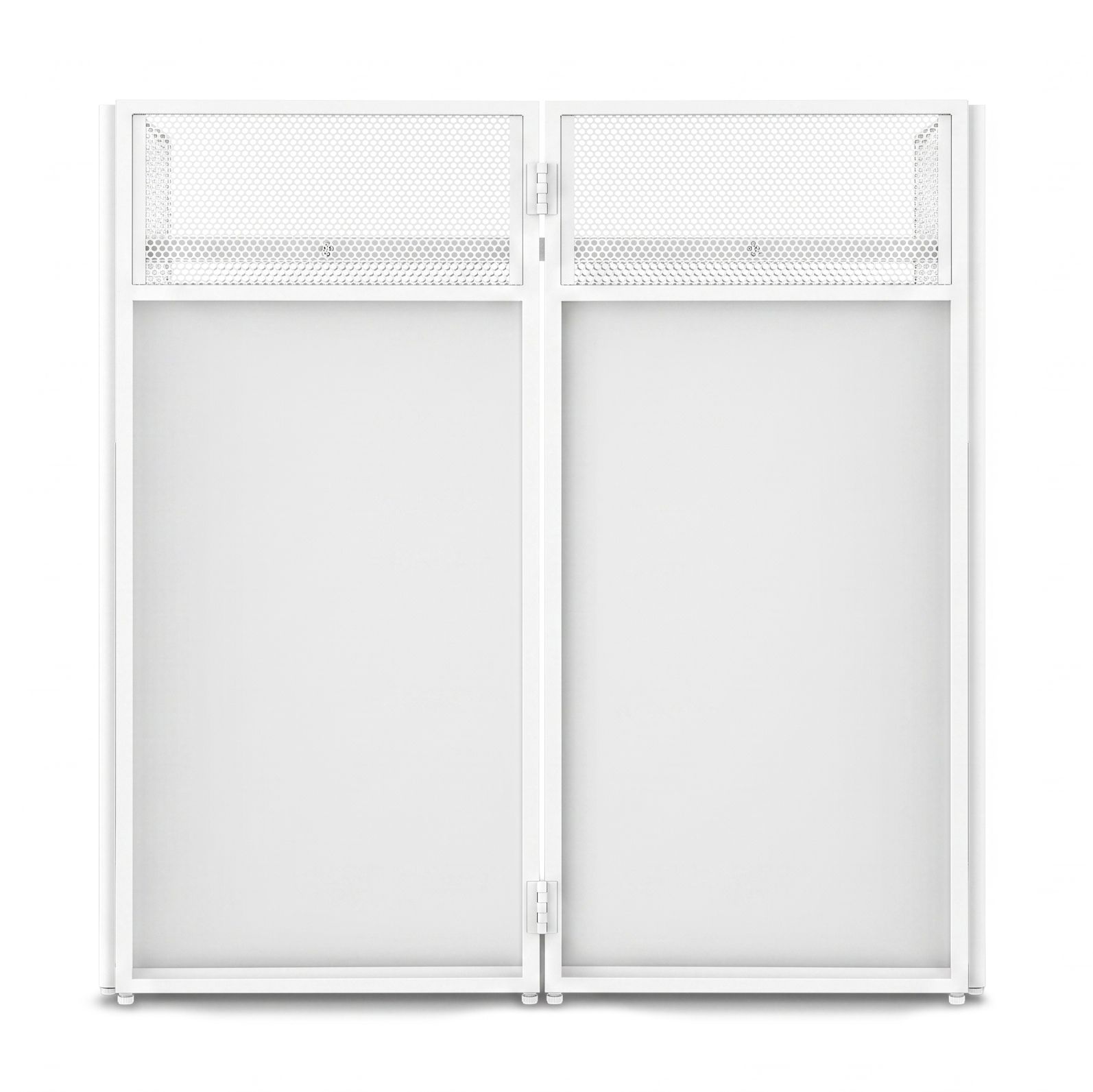 DB4W Foldable DJ-Booth System Pro White