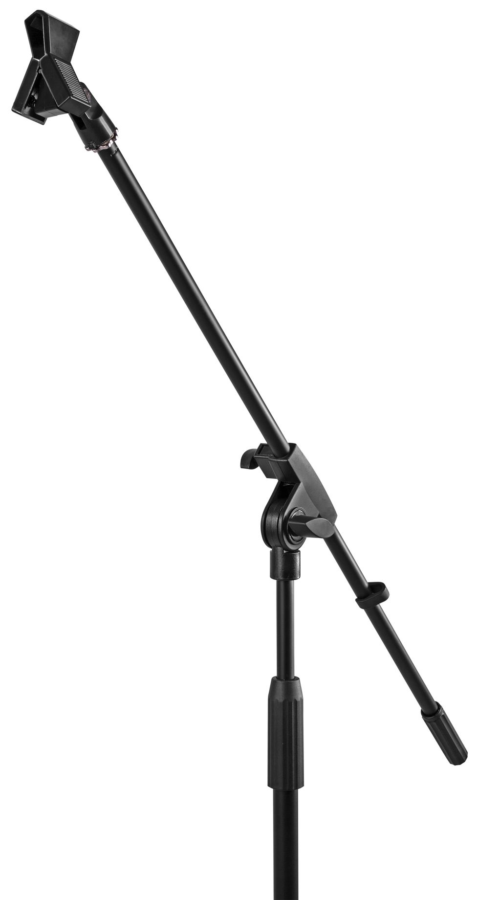 MS10 Microphone Stand + Boom Black
