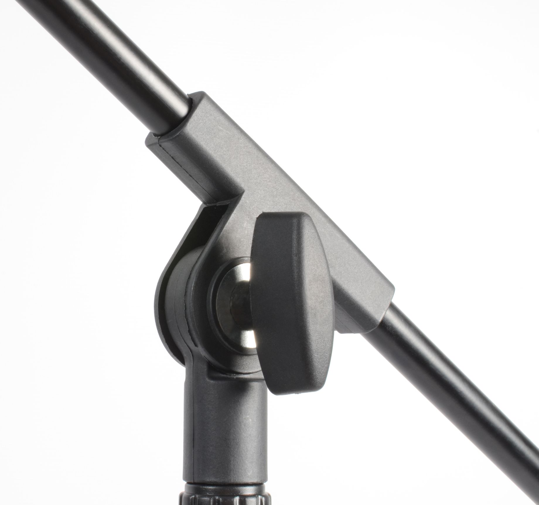 MS10 Microphone Stand + Boom Black