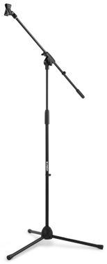 MS10 Microphone Stand + Boom Black