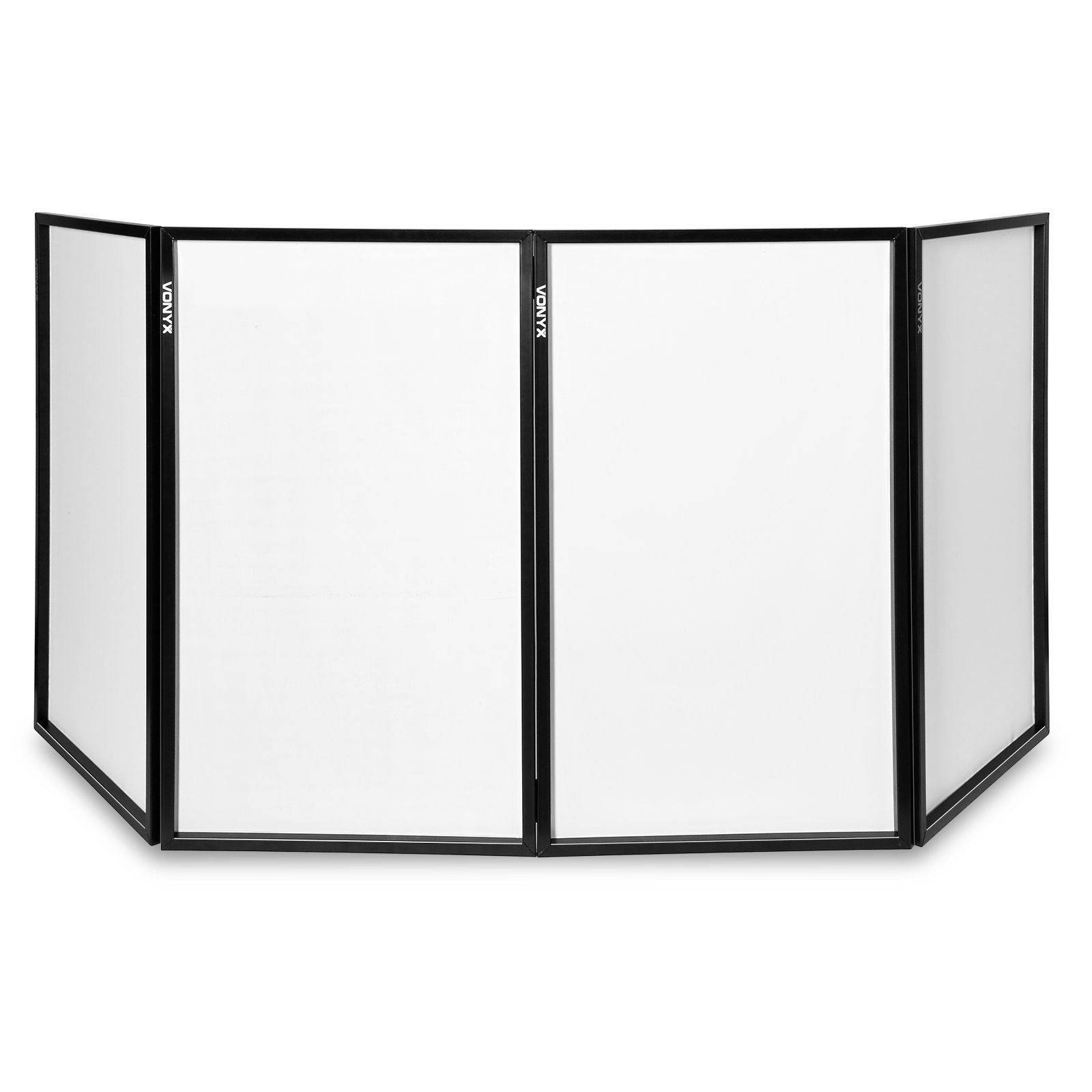 DB2 Foldable DJ Screen 120 x 70 White (4 Panels)