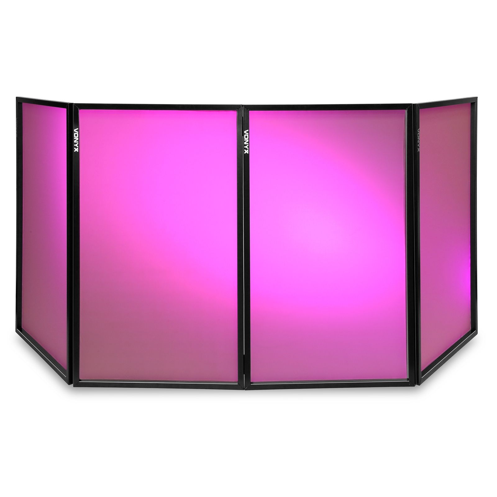 DB2 Foldable DJ Screen 120 x 70 White (4 Panels)