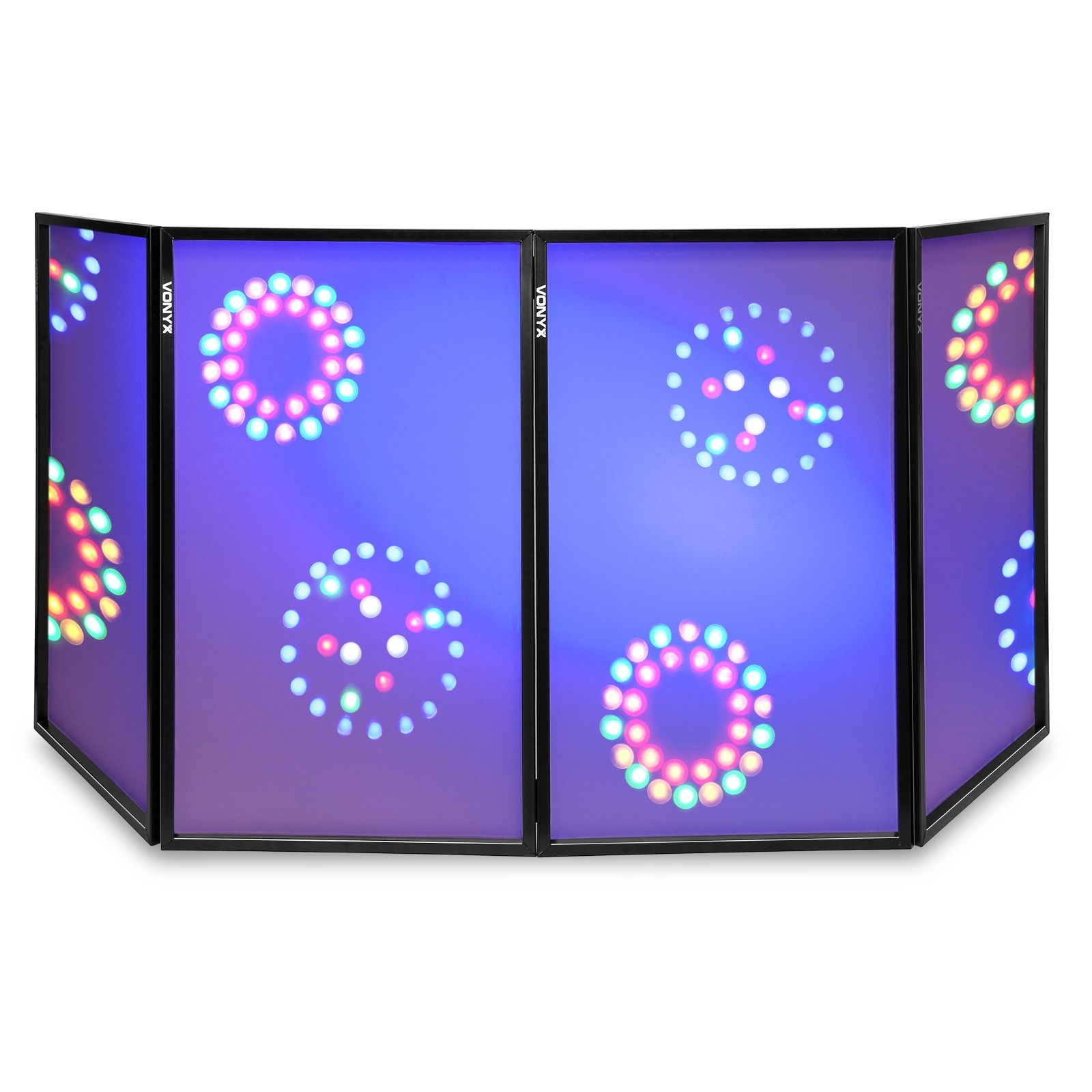 DB2 Foldable DJ Screen 120 x 70 White (4 Panels)
