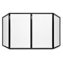DB2 Foldable DJ Screen 120 x 70 White (4 Panels)